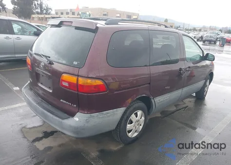 2000 Toyota Sienna Le z USA, uszkodzony, nr VIN 4T3ZF13C5YU310749